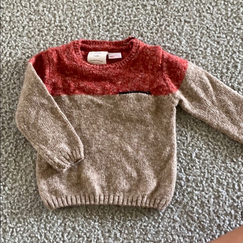 Zara baby boy knit sweater